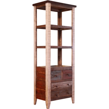 Pier with 4 Drawer and 3 Shelves
